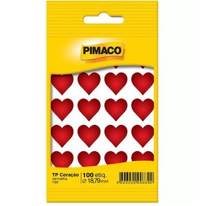 Etiqueta Pimaco Coracao Vm 947829