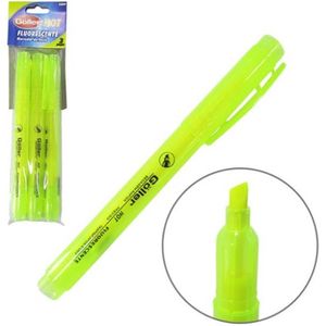 Marca Texto Goller Hot 3 Unidades Amarelo