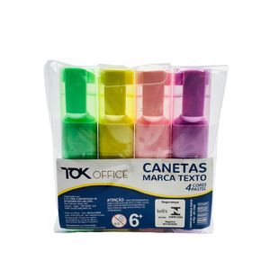 Marca Texto 4 Cores