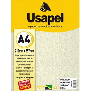Papel Usapel 180g 50f A4 Psr Mar 25023