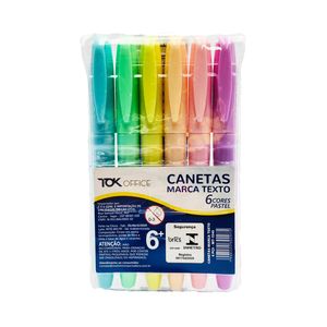 MARCA TEXTO 6 CORES MT-1345
