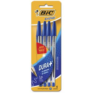Caneta Bic Crist 4p Sort 3 878711