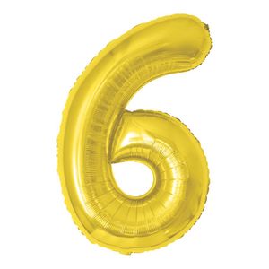 Balao Metalizado Dourado. 6 8298