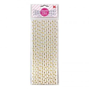 Canudo Papel 12p Bolinha 4349