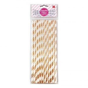 Canudo Papel 12p Champ Met 4302