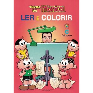Livro Ler E Colorir. T Monica 0825