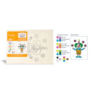 Tela Riscada Souza 16x22 Palhacinho 8151