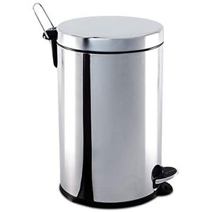 Lixeira Brin C/Ped Inox 12l 3040/203