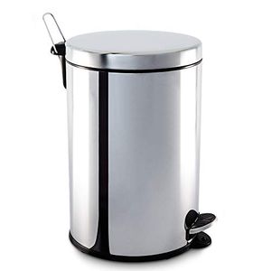Lixeira Brin C/Ped Inox 20l 3040/204