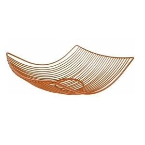 Fruteira De Mesa Cesto Aramada Rose Organizador Frutas Wincy