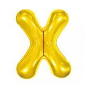 Balao Metalizado Dourado X 8023