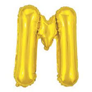 Balao Metalizado Dourado M 8012