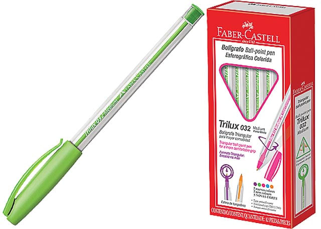 CANETA-FAB-TRILUX-032-12P-VC-032-VC