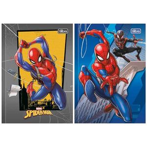 Caderno 1/4 Brochuras Spider-Man 80 Folhas - Sortidos