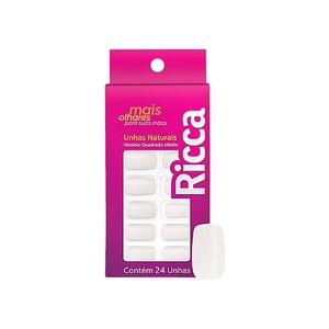 Unhas Ricca Naturais Quad Medio 1320