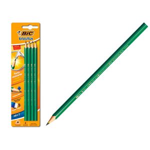 Lápis Grafite Bic Evolution 4 Peças