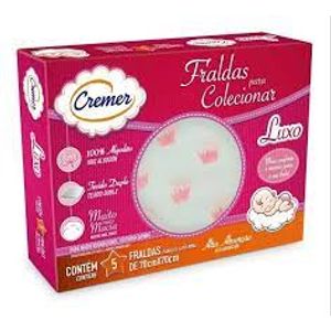 Fralda Luxo Est 70x70 5p Menina 372809