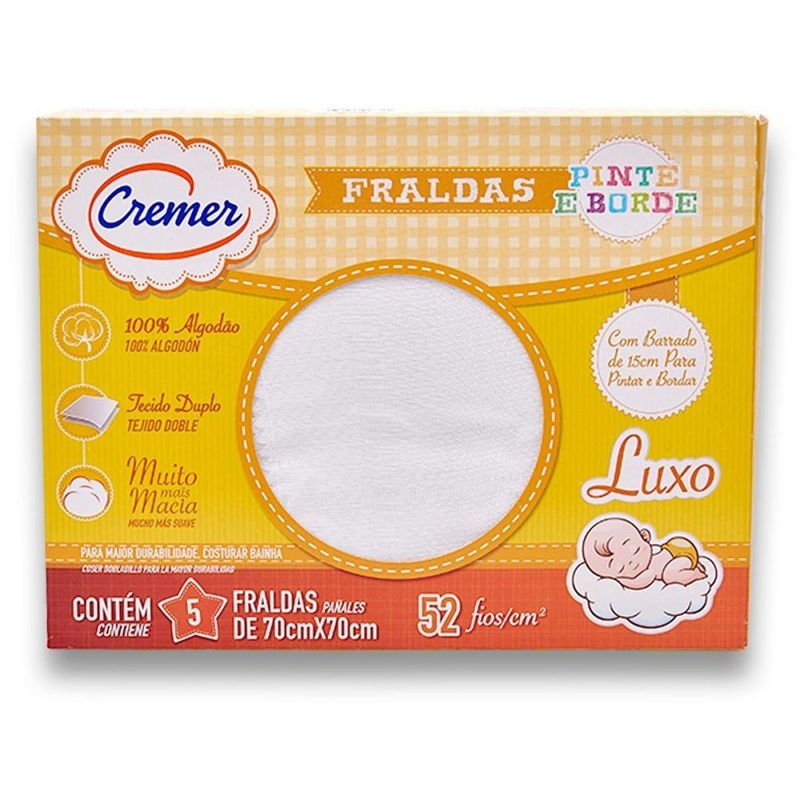 FRALDA-LUXO-P-BOR-BCA-70X70-5P-376005