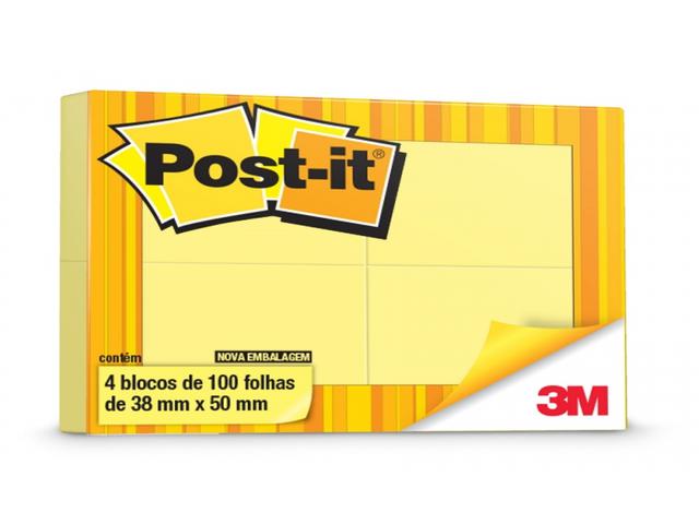 POST-IT-3M-38X50-4X100FL-653-AM-1P-HB88165