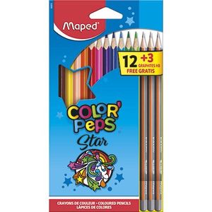 Lapis Cor Maped Peps Apagavel 12c 832812