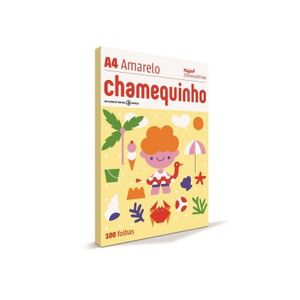 Chamequinho 75g A4 100 Folhas Amarelo