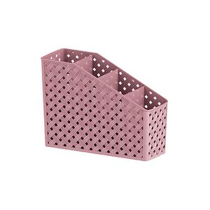Organizador Rattan 4div Bco 827