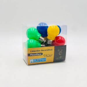 Mini Lampada 10 Led Color Ntl410c