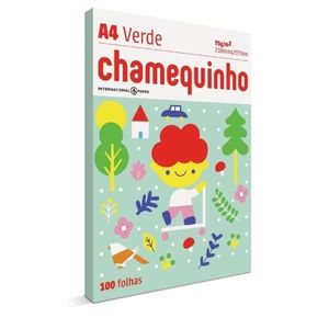 Chamequinho 75g A4 100 Folhas Verde