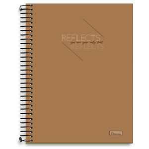 Caderno Universitário Cadersil Reflects 80 Folhas