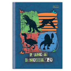 Caderno Broch Univ Planeta Dino 80f 0331003