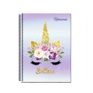 Caderno Cd Unicorns 10x1 200f 4852