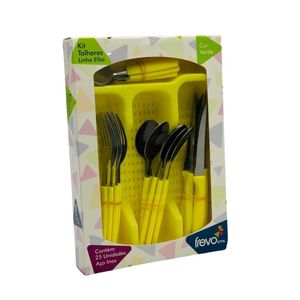 Talher Tok Frevo 25 Peças - Amarelo