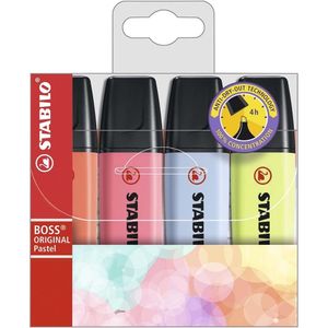 Marca Texto Stabilo Boss 4p Pas 528200 50/5