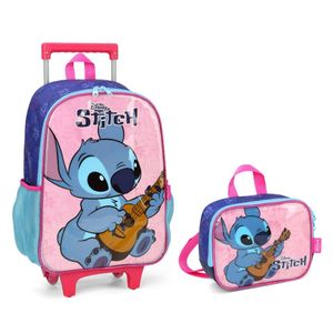 Kit Escolar Luxcel 2 Peças Stitch