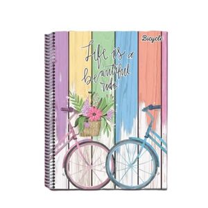 Caderno Capa Dura 15x1 Bicycles 210 Folhas