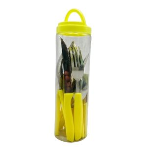 Kit Talheres em Aço Inox - Tok Frevo 16 Peças Amarelo