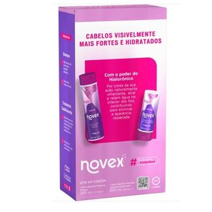 Kit Shampoo + Condicionador Novex Hialurônico PowerMax Harmonização Capilar