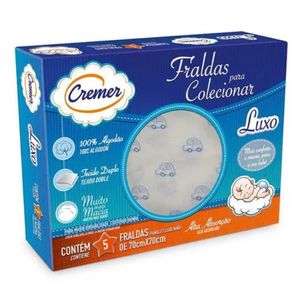 Fralda Luxo Est 70x70 5p* Menino 372816