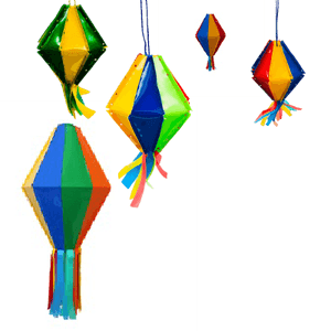 Balão São João Tradição 9cm N°00