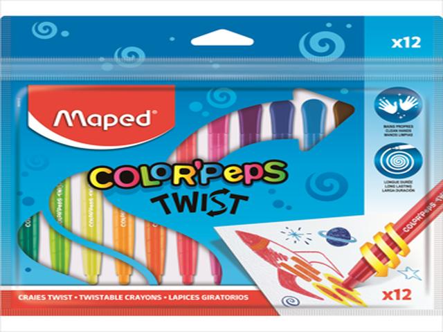 GIZ-MAPED-COLOR-PEPS-TWIST-12C-860612