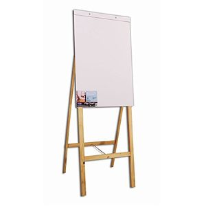 Cavalete Flip Chart Branco Madeira - Cortiarte